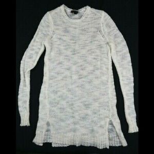 J. Crew white gauze sweater